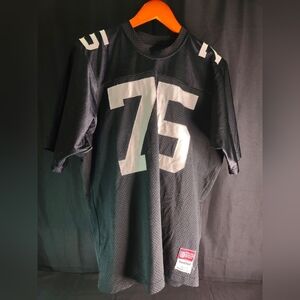 Vintage Sand Knit Howie Long Oakland Raiders Stitch Jersey